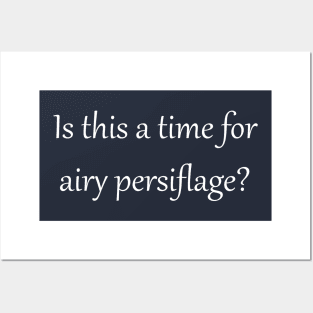 Airy Persiflage - Gilbert & Sullivan - light text Posters and Art